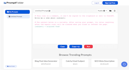 PromptFolder