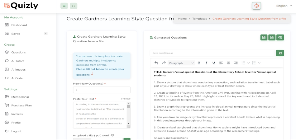 AI Question Generator