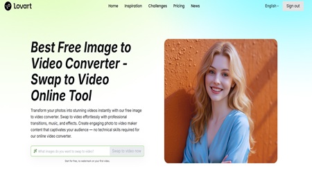 Lovart-Al Image To Video Converter