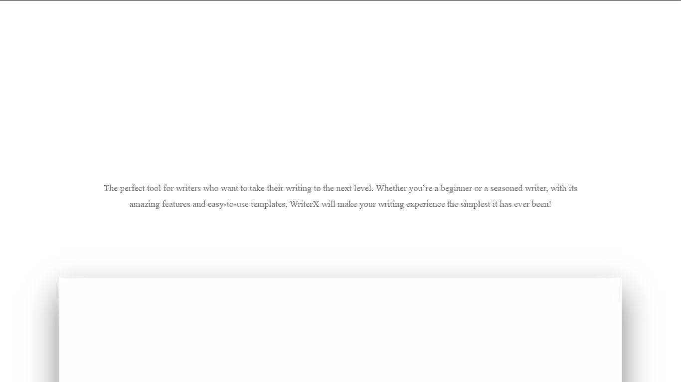 WriterX