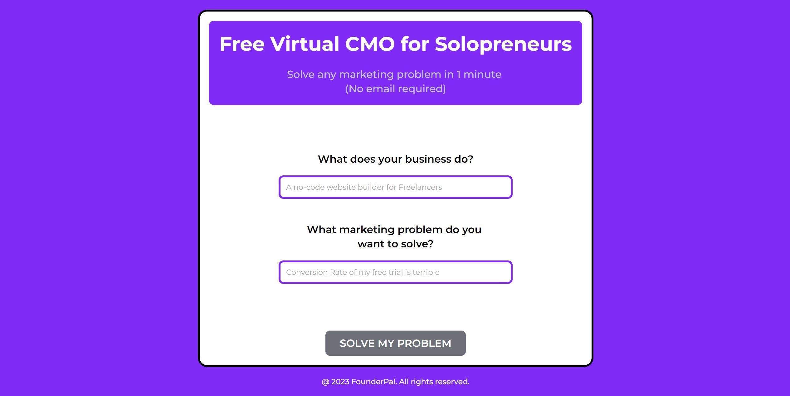 Virtual CMO